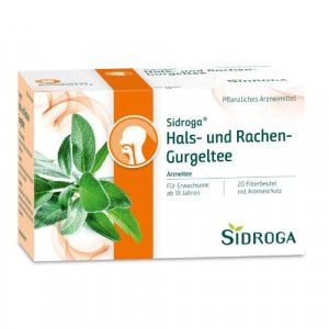 SIDROGA Hals- und Rachen-Gurgeltee Filterbeutel