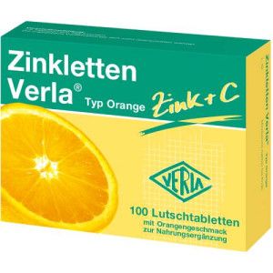 ZINKLETTEN Verla Orange Lutschtabletten