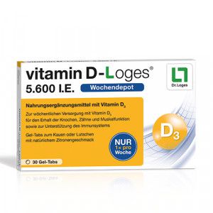 VITAMIN D-LOGES 5.600 I.E. Wochendepot Kautabl.